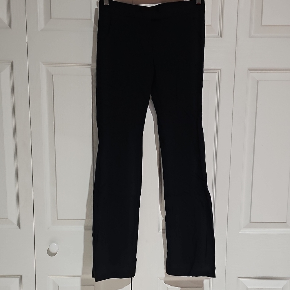 Express Editor Black Dress Pants – Size 2R – Low Rise Flare